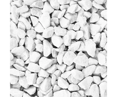 POLNIX Dekoratyviniai akmenėliai balti, 9-13 mm, 0,5kg