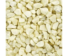 POLNIX Dekoratyviniai akmenėliai kreminės sp., 9-13 mm, 0,5kg