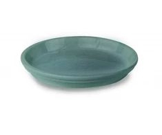 POLNIX Lėkštelė vazonui GLAZED, apvali, turkio, 30 x 3(A) cm