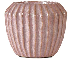 Pot&amp;Deco Keraminis vazonas NOLANA, apvalus, rožinis, 14 x 12(A) cm
