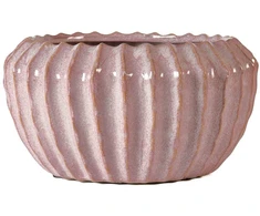 Pot&amp;Deco Keraminis vazonas NOLANA, apvalus, rožinis, 21,5 x 11,5(A) cm