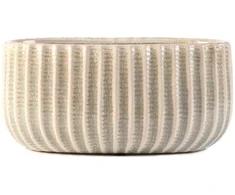 Pot&amp;Deco Keraminis vazonas, ovalus, žalias, 26,5x14 x 12(A) cm