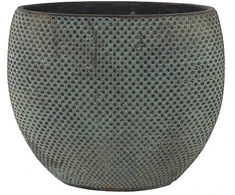 Ter Steege Keraminis vazonas FAY, ovalus, mėlynas, 36x20 x 29(A) cm
