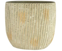 Ter Steege Keraminis vazonas FEICO, ovalus, žalias, 26x15 x 24(A) cm