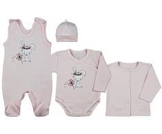 Komplektas kūdikiams Koala Baby, rožinis