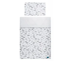 5 dalių lovos patalynės komplektas Belisima Little Man 100x135 pilkas