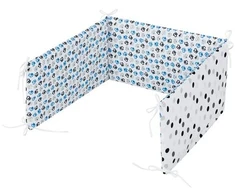 6 dalių kūdikių patalynės komplektas Belisima Kittens 100x135 mėlynas