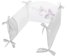6 dalių patalynės komplektas Belisima Butterfly 100x135 pilka