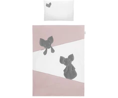 6 dalių patalynės komplektas Belisima Mouse 100x135 rožinis