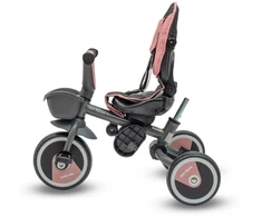 Baby Mix 5in1 RELAX 365° rožinis triratis