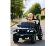 Baby Mix akumuliatorinis automobilis Jeep Wrangler Rubicon juodas