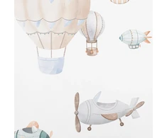 Baby Mix Balloons persirengimo kilimėlis su standikliu, 47x70 cm