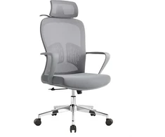 Baby Mix ergonominė biuro kėdė su galvos ir juosmens atrama, juoda