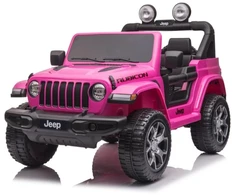 Baby Mix Jeep Wrangler Rubicon rožinis akumuliatorinis automobilis