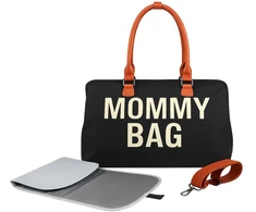 Baby Mix Mommy Bag juodas – krepšys mamai