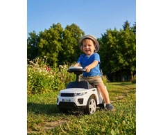 Baby Mix Prime baltos odos visureigis-važiuoklė vaikams