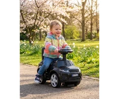 Baby Mix Prime SUV važiuojamas žaislas iš juodos odos