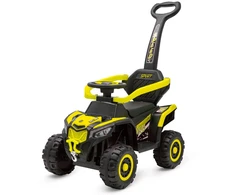 Baby Mix Ruggy elektrinis paspirtukas su geltonu kreipiamuoju strypu