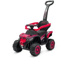 Baby Mix Ruggy elektrinis paspirtukas su kreipiamuoju strypu, raudonas