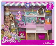 Barbie lėlių žaidimų rinkinys Gyvūnėlių butikėlis GRG90 Mattel
