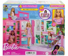 Barbie žaidimų namelis su lėle HRJ77