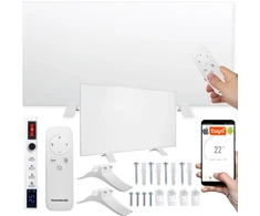 Bauerkraft Infraraudonųjų spindulių šildymo skydelis IR 770W WIFI 60x120 cm baltas