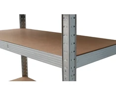 Bauerkraft Metalinė sandėlio lentyna 2in1, 5 lentynos, 150x75x30 cm