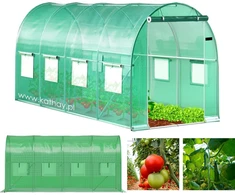 Bauerkraft Sodo folijos tunelis, šiltnamis, plėvelė, 4x2x2 m, 8 m²