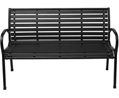Bauerkraft Sodo suoliukas 126 cm su atlošu premium parkinis metalinis terasos balkono