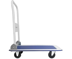 Bauerkraft Sulankstomas sandėlio transportavimo platforminis vežimėlis, 150 kg