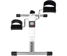 Bauerkraft Sulankstomas treniruoklis dviračiui, reabilitacinis, rotorinis, 2in1, LCD ekranas, baltas