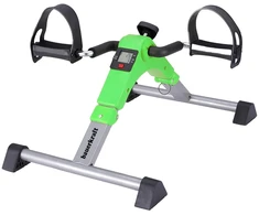 Bauerkraft Sulankstomas treniruoklis dviračiui, reabilitacinis, rotorinis, 2in1, LCD ekranas, žalias