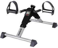 Bauerkraft Sulankstomas treniruoklis dviračiui, reabilitacinis, rotorinis, 2in1, juodas, LCD ekranas