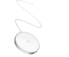 Belaidis įkroviklis Baseus Simple Mini4 Air Qi2 15 W sidabrinis