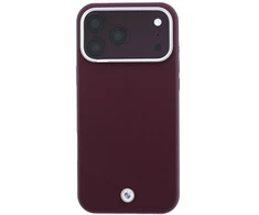 BMW dėklas iPhone 18 Pro/17 Pro, bordo, suderinamas su MagSafe