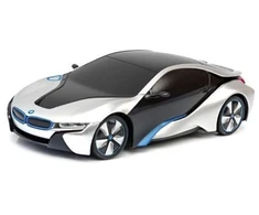 BMW I8 R/C mastelis 1:24 Rastar 48400 sidabrinis nuotoliniu būdu valdomas automobilis