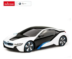 BMW I8 R/C mastelis 1:24 Rastar 48400 valdomas baltas automobilis