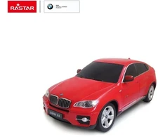 BMW X6 mastelio 1:24 Rastar 31700 raudonas valdomas automobilis