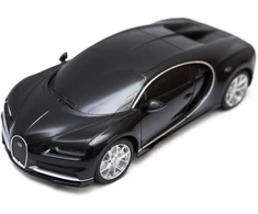 Bugatti Chiron R/C mastelis 1:24 Rastar 76100 valdomas juodas automobilis
