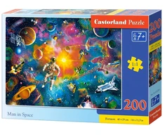 Castorland Dėlionė 200 vnt. - Žmogus kosmose