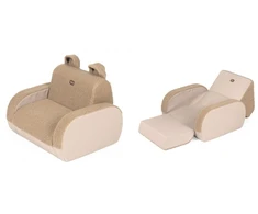 Chicco Automobilinė kėdutė twist teddy minkšta 1+ metų vaikams