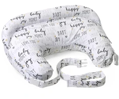 Chicco Boppy Deluxe Hello Baby maitinimo pagalvė