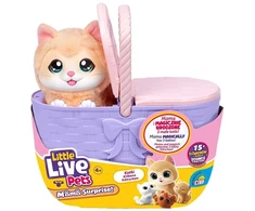 Cobi interaktyvus žaislas little live pets - katės mama su krepšiu