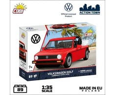 Cobi Kaladėlės Volkswagen Golf I Cabriolet raudonas 1:35