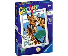Ravensburger CreArt E serijos mielos žirafos SG 75 23615