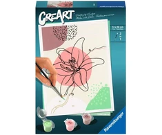 Dėlionė Ravensburger Tapyba pagal skaičius CreArt Floral Line Art 23542