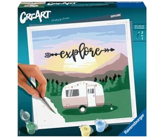 Tapymas pagal skaičius CreArt Explore 20271 Ravensburger