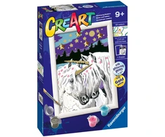 Piešimo pagal skaičius rinkinys CreArt Ravensburger 23710
