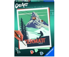 Tapymas pagal skaičius CreArt Zermatt 23500 Ravensburger