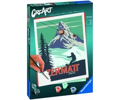 Tapymas pagal skaičius CreArt Zermatt 23500 Ravensburger